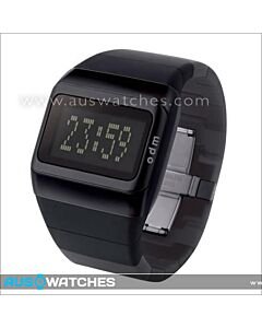 o.d.m. SDD99B1 "Link" personalized message Silicone Strap Black