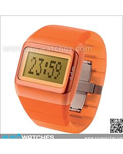 o.d.m. SDD99B6 "Link" personalized message Silicone Strap Orange ODM