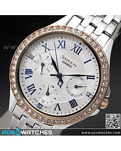 Casio Sheen Swarovski Crystals Ladies Watch SHE-3062SG-7A, SHE3062SG