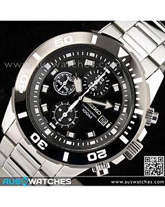 Seiko Chronograph Stainless Steel Mens Watch SNDD99P1, SNDD99