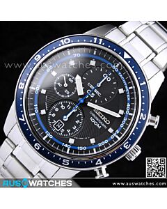 Seiko Chronograph Stainless Steel Mens Watch SNDF39P1, SNDF39