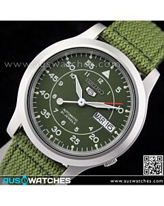 Seiko 5 Military Automatic Watch See-thru Back Nylon SNK805K2