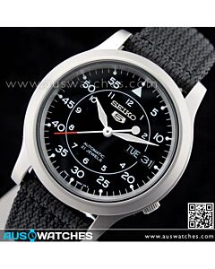 Seiko 5 Military Automatic Watch See-thru Back Nylon SNK809K2