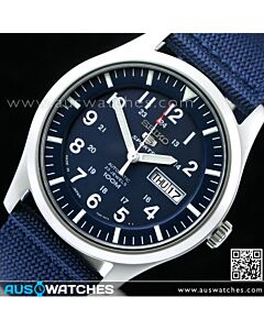 Seiko 5 Military Automatic 100m Mens Nylon Watch SNZG11J1, SNZG11