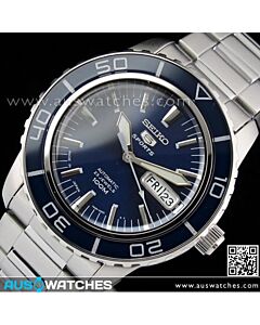 Seiko Mens Automatic Hardlex Crystal Blue Mens Watch SNZH53J1, SNZH53 Japan