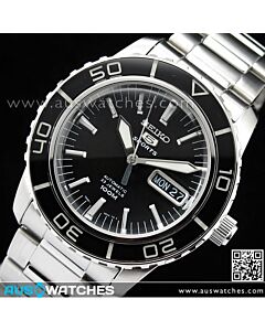 Seiko Mens Automatic Hardlex Crystal Black SNZH55K1 