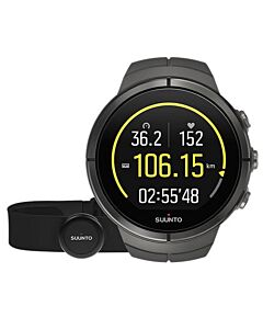 Suunto Spartan Ultra Stealth Titanium Multisport Bluetooth GPS Watch with Heart Rate Belt