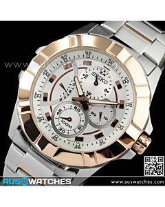 Seiko Lord Series Rose Gold WR100M Quartz Analog Watch SRL068P1, SRL068