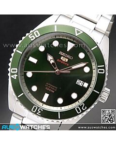 Seiko 5 Automatic Green Dial Stainless Steel Men Watch SRPB93K1, SRPB93