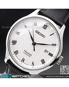 Seiko Presage Automatic Leather Strap Mens Watch SRPC83J1, SRPC83