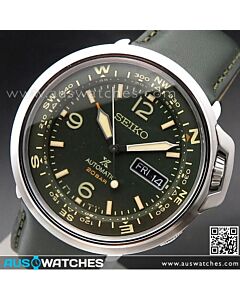Seiko PROSPEX Field Automatic Green Leather Watch SRPD33K1, SRPD33