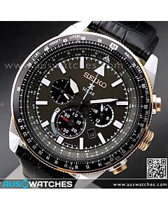Seiko Sky Prospex Solar Chronograph Pilot Watch SSC611P1, SSC611