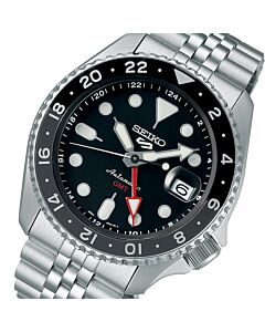 Seiko 5 Sports GMT Automatic Black Grape Dial Watch SSK001K1