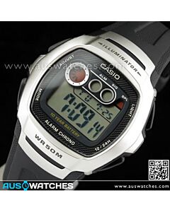 Casio Alarm 50M 10 Year battery Digital Watch W-210-1AV, W210