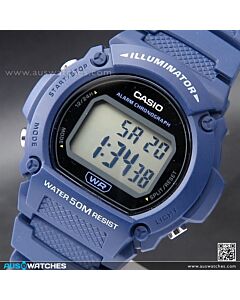 Casio Digital Alarm Watch W-219H-2AV, W219H