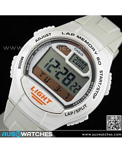 Casio 5 Alarms Lap memory 60 Digital 100M Sport Watch W-734-7AV, W734