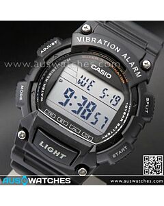 Casio Vibration Alarm 100M Digital Watch W-736H-1AV, W736H