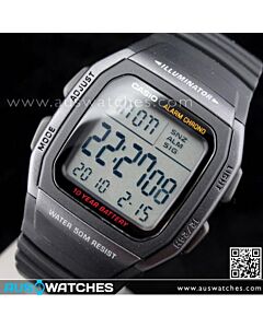 Casio Dual time 50M WR Stopwatch Digital Sport Watch W-96H-1B, W96H