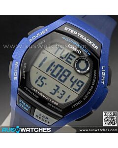 Casio Step Tracker LED 100M Sport Watch WS-2000H-4AV, WS2000H