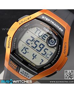 Casio Step Tracker LED 100M Sport Watch WS-2000H-4AV, WS2000H