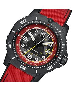 Luminox ICE-SAR 45mm Carbon Black Red Quartz Limited Edition XL.1095 