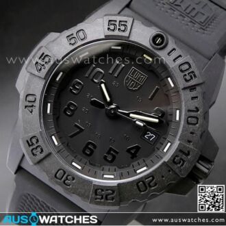 Luminox EVO Navy SEAL Colormark All Black Mens Watch 3501BO - Swiss Made