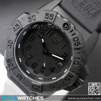 Luminox EVO Navy SEAL Colormark All Black Mens Watch 3501BO - Swiss Made