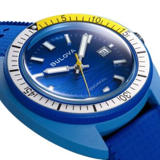 BULOVA Snorkel Blue Tang Fish Watch 98B445
