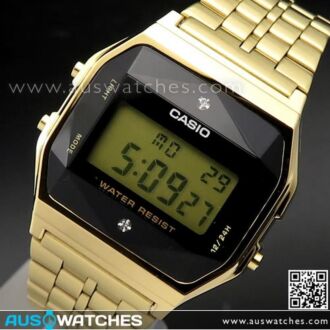 Casio Digital Vintage Natural diamonds Watch A159WGED-1