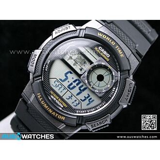 Casio Sporty Digital World Time 100M AE-1000W-1AV