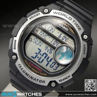 Casio Big Case Size Resin Band 100M Digital Watch AE-3000W-1AV, AE3000W
