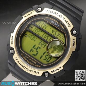 Casio Big Case Size Resin Band 100M Digital Watch AE-3000W-9AV, AE3000W