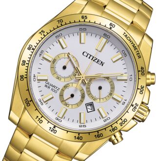 Citizen Quartz Sports Chronograph Gold Men’s Watch AN8232-53A