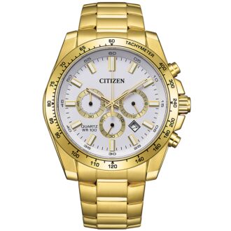 Citizen Quartz Sports Chronograph Gold Men’s Watch AN8232-53A
