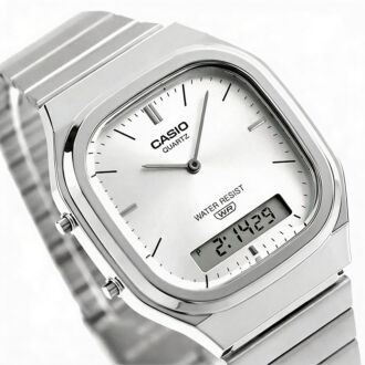 Casio Vintage Retro Ana-Digi Steel Band Unisex Watch AQ-240E-7A