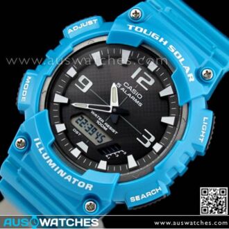 Casio Solar Powered World time 100M Blue Green watch AQ-S810WC-3AV, AQS810WC