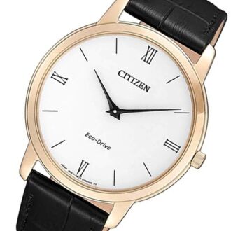 Citizen Eco-Drive Ultra‑slim 39mm Leather Strap Stiletto Watch AR1133-23A