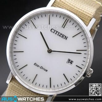 Citizen Eco-Drive Sapphire Nylon Strap Watch AU1080-20A