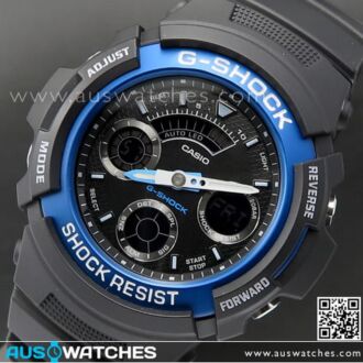 Casio G-shock World Time Shock resist Watch AW-591-2A, AW-591-2ADR