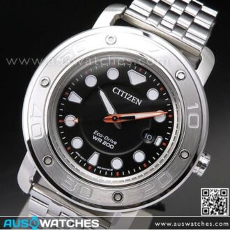 Citizen Eco-Drive 200m Mens Watch AW1531-89E with extra interchangeable strap