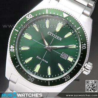 Citizen Eco-Drive Vintage Brycen Green Dial Watch AW1598-70X