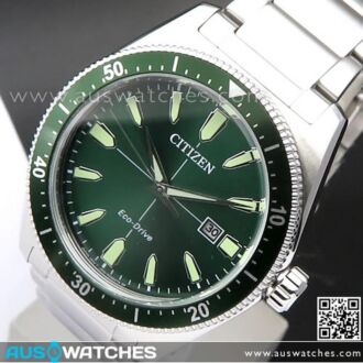 Citizen Eco-Drive Vintage Brycen Green Dial Watch AW1598-70X