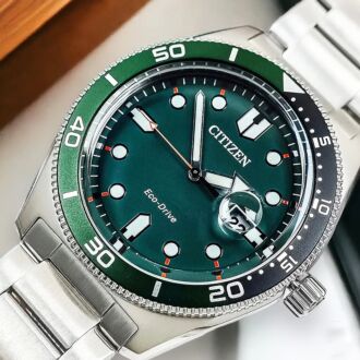 Citizen Eco-Drive Green Quartz Watch AW1768-80X