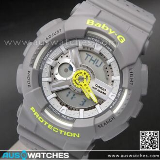 Casio Baby-G Punching Pattern Analog Digital Sport Watch BA-110PP-8A, BA110PP
