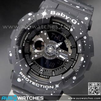 Casio Baby-G Twinkling Stars Analogue Digital Sport Watch BA-110ST-1A, BA110ST