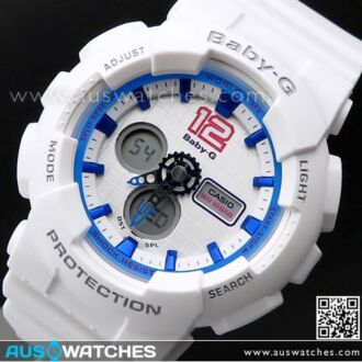 Casio Baby-G Analog Digital 100M World Time Alarm Sport Watch BA-120-7B, BA120