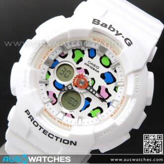 Casio Baby-G Analog Digital 100M World Time Alarm Sport Watch BA-120LP-7A1, BA120LP