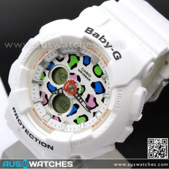 Casio Baby-G Analog Digital 100M World Time Alarm Sport Watch BA-120LP-7A1, BA120LP