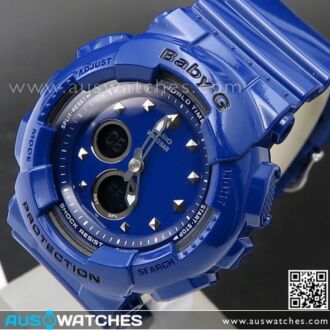 Casio Baby-G Analog Digital World Time Alarm Elegantly Sporty Watch BA-125-1A, BA125