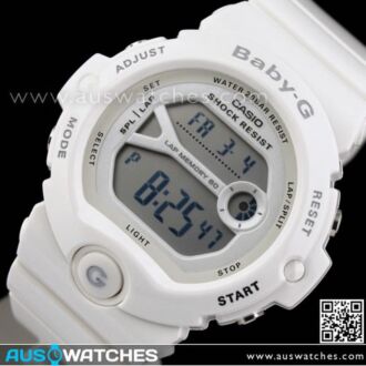 Casio Baby-G 200M Dual Time Sport White Watch BG-6903-7B, BG6903